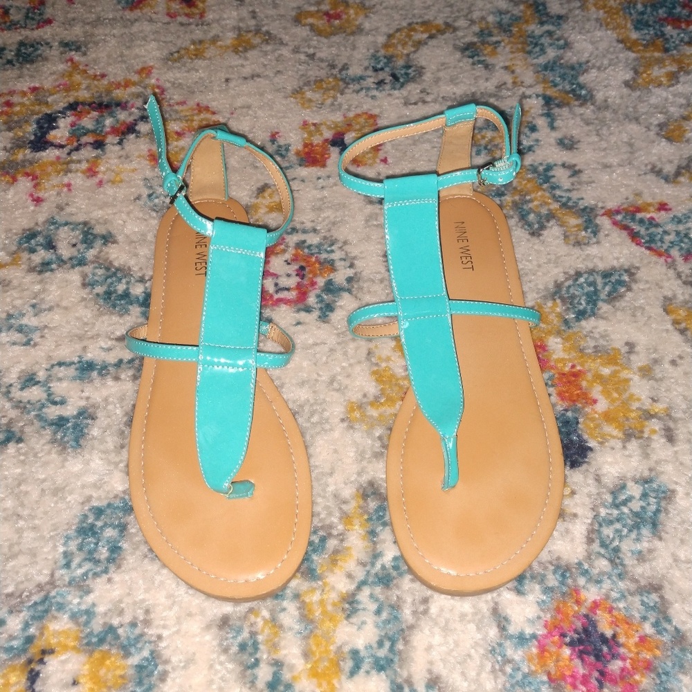 Nine West Turquoise Sandals